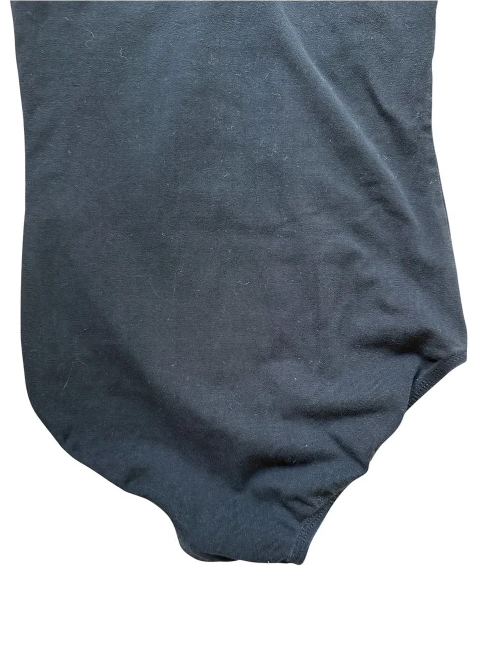 Motionwear Classic Cotton Tank Leotard, Black, Girls Medium